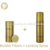 thickening hair powder and fiber lock spray hair cover fibers