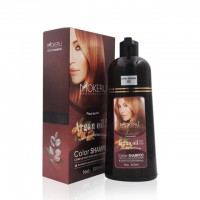 Argan oil brown color shampoo Magical 5 minutes fast color hair dye 100% cover black hair OEM 500ml bottle with private label